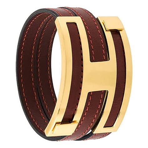 hermes cuff leather|authentic hermes bracelets online.